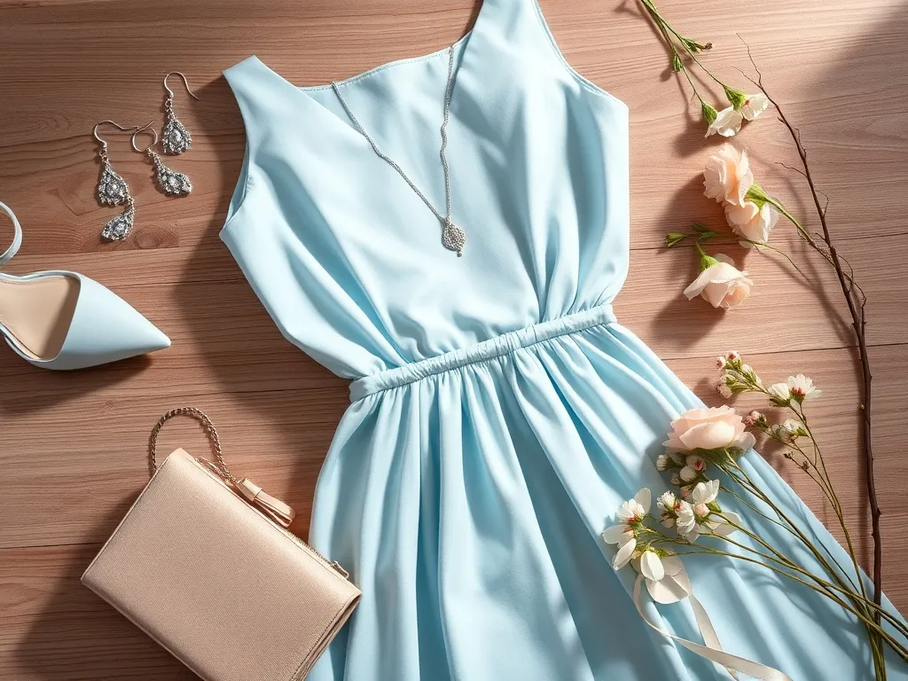 Jakie dodatki do błękitnej sukienki na wesele? Oto najlepsze propozycje!